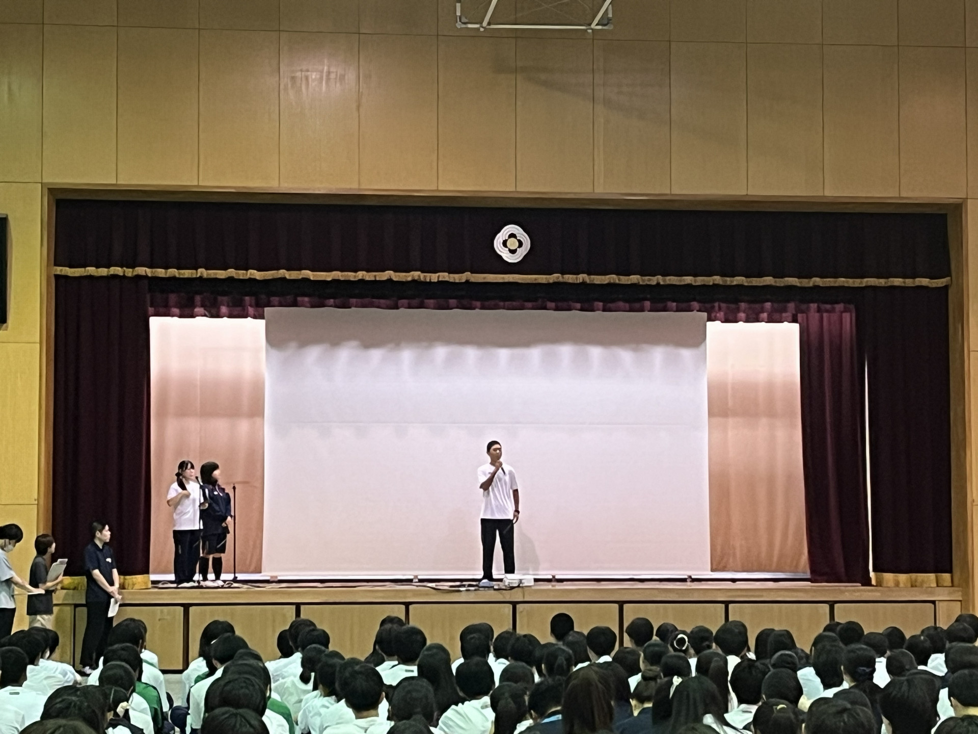 生徒会長挨拶