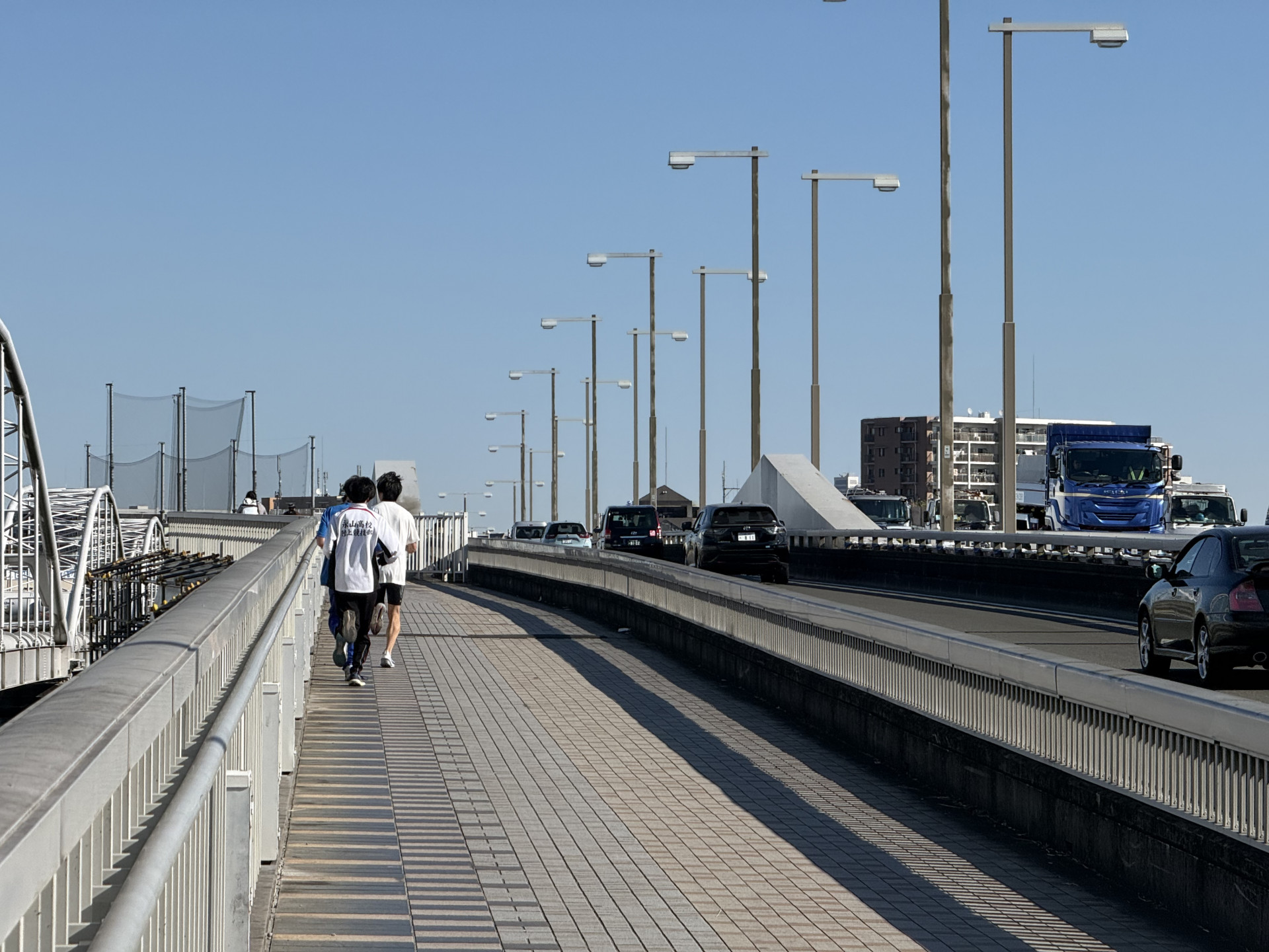 多摩川を渡る！