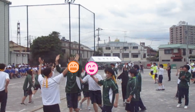 ３年綱引き③
