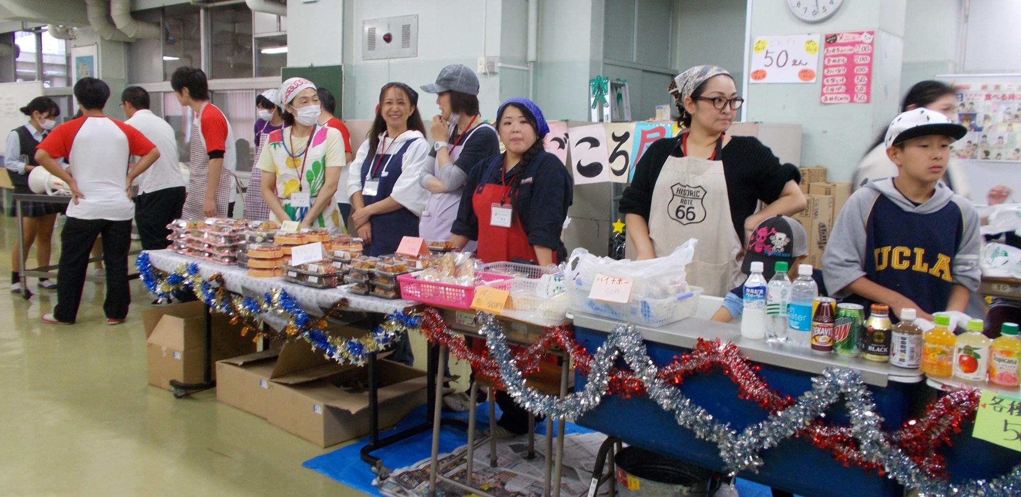 文化祭食料品販売写真