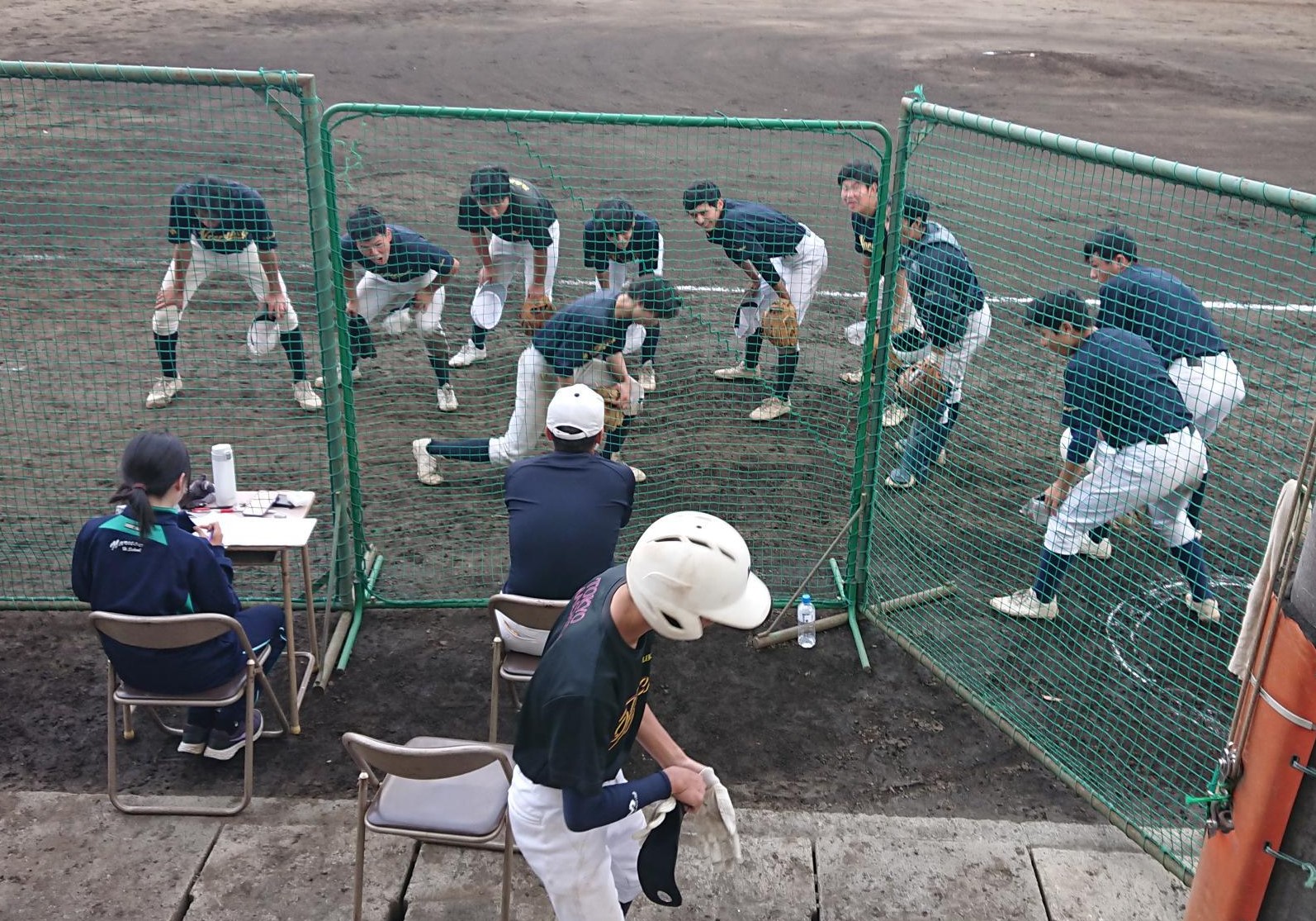 ③円陣