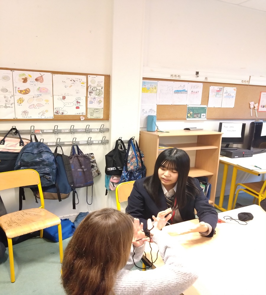 ミケランジェロ小学校での文化交流③