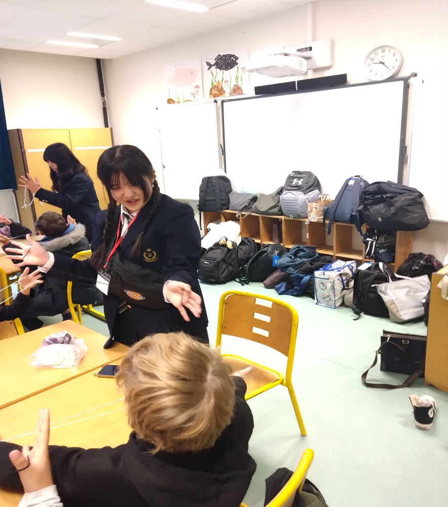 ミケランジェロ小学校での文化交流④