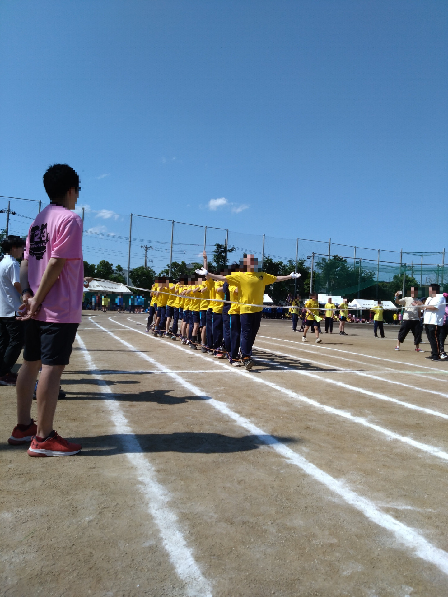 ムカデ黄団男子ゴールモザイク.JPG