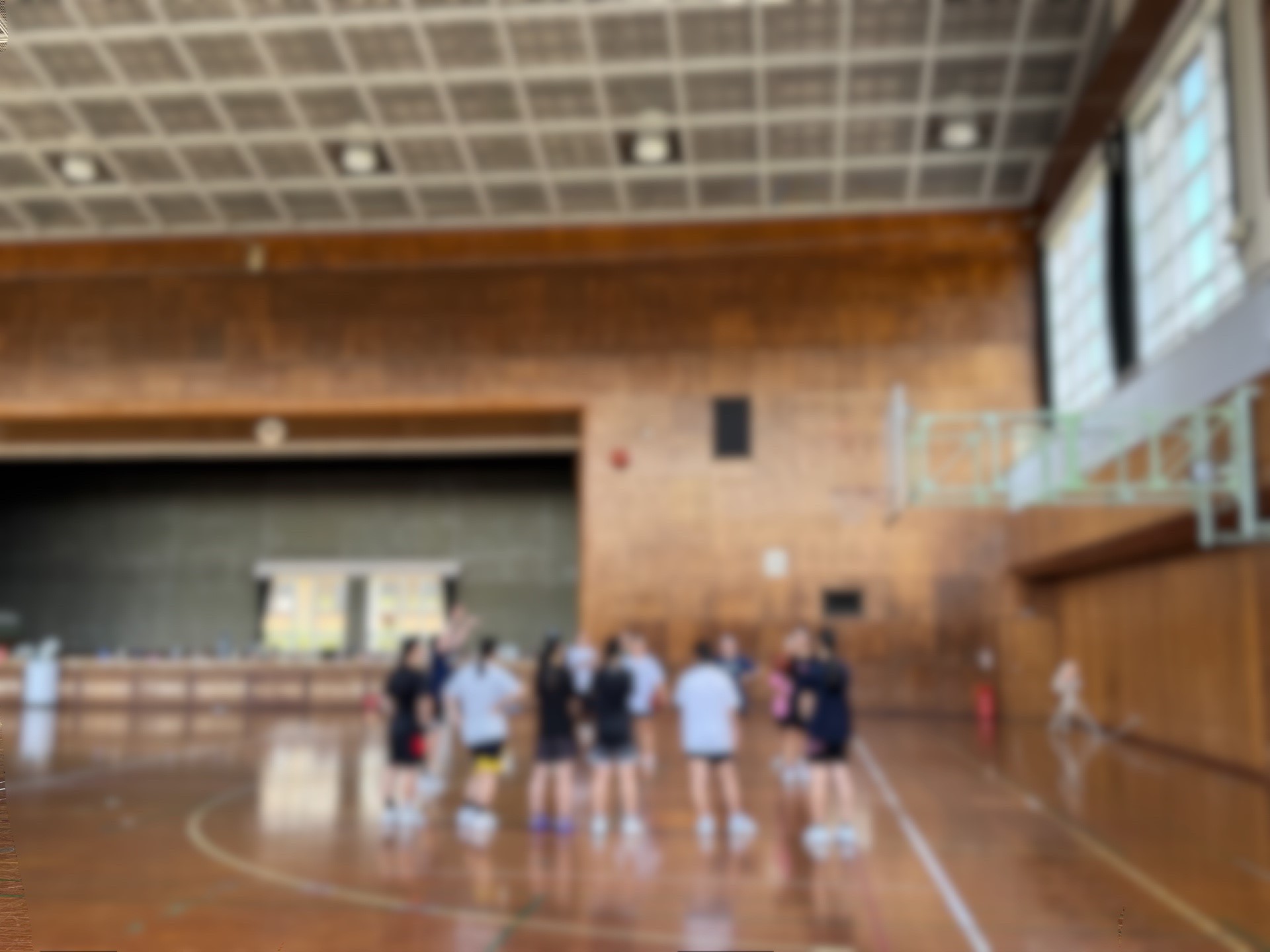 女子バスケ合宿１