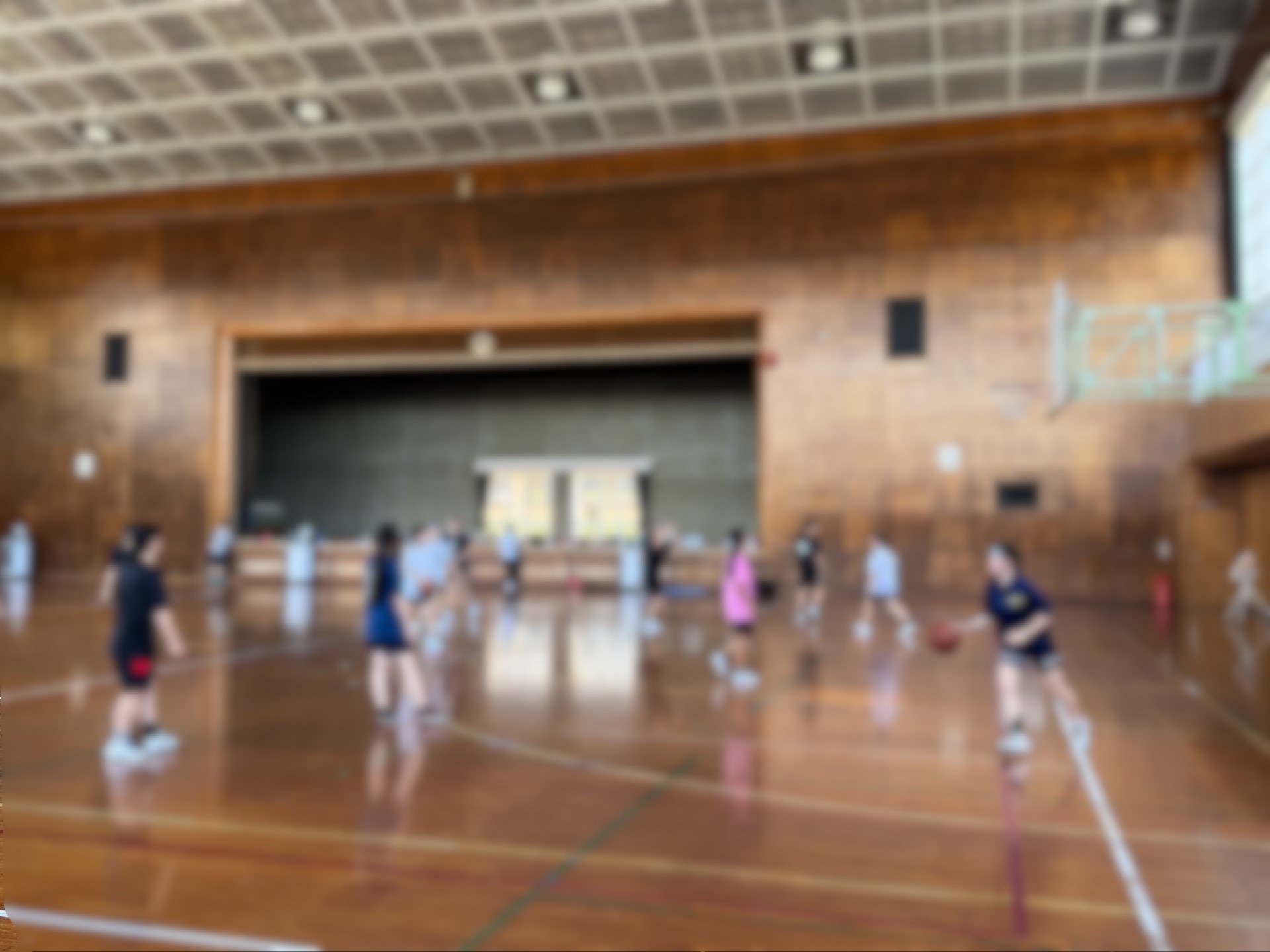 女子バスケ合宿３
