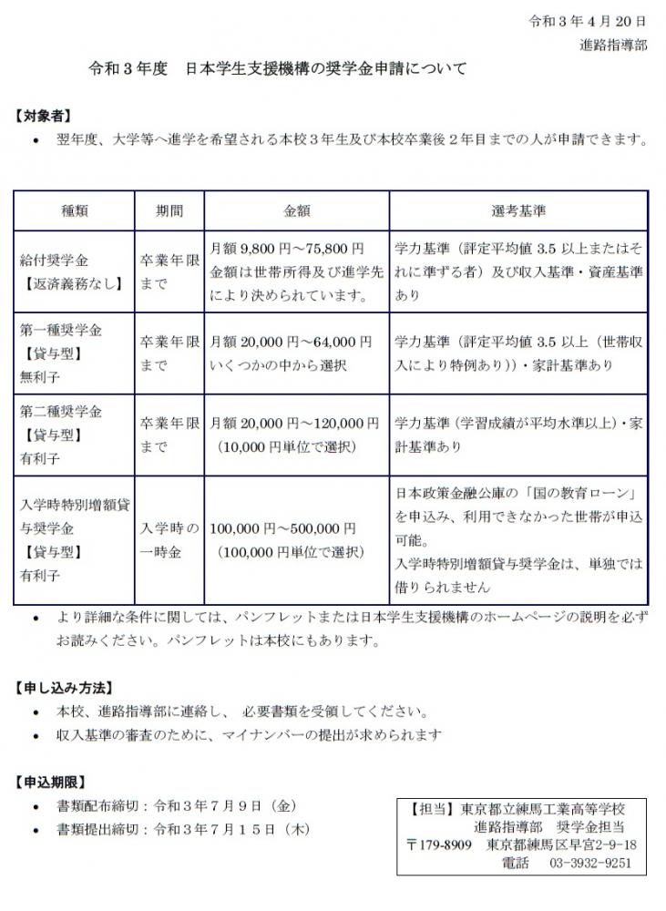 学生 支援 機構 日本 代表的な奨学金[日本学生支援機構]の種類,金額,申込方法,条件を解説【奨学金なるほど相談所】