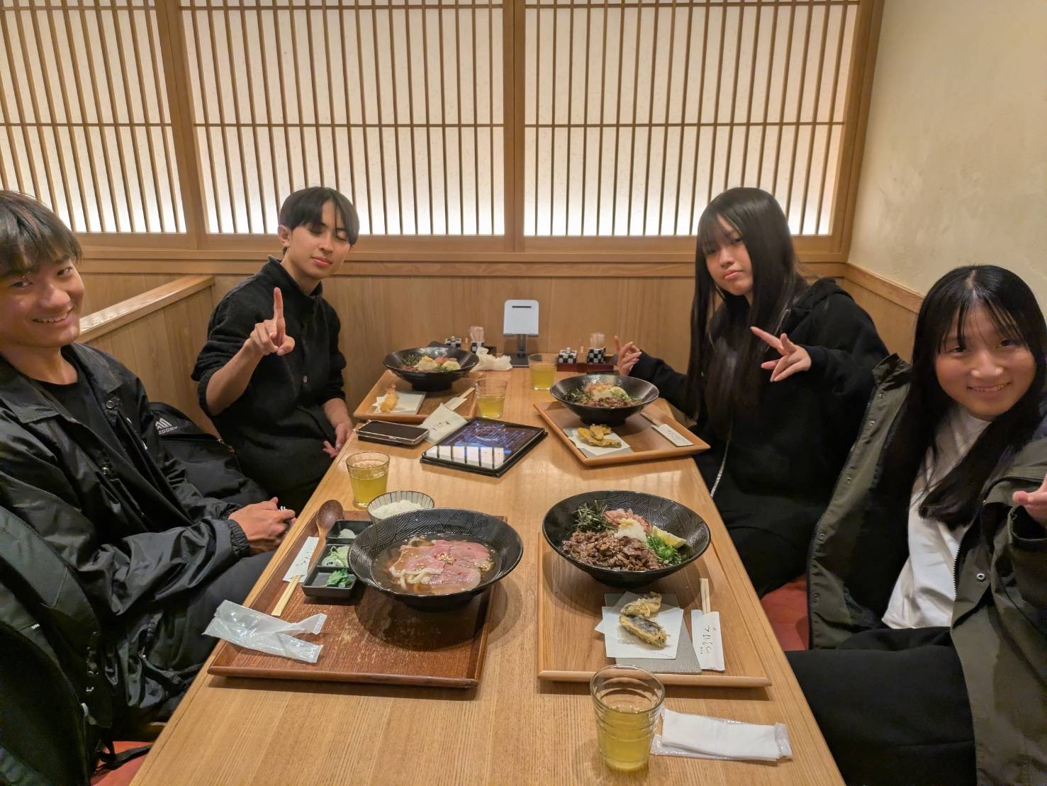 成田到着被ひさぶり和食