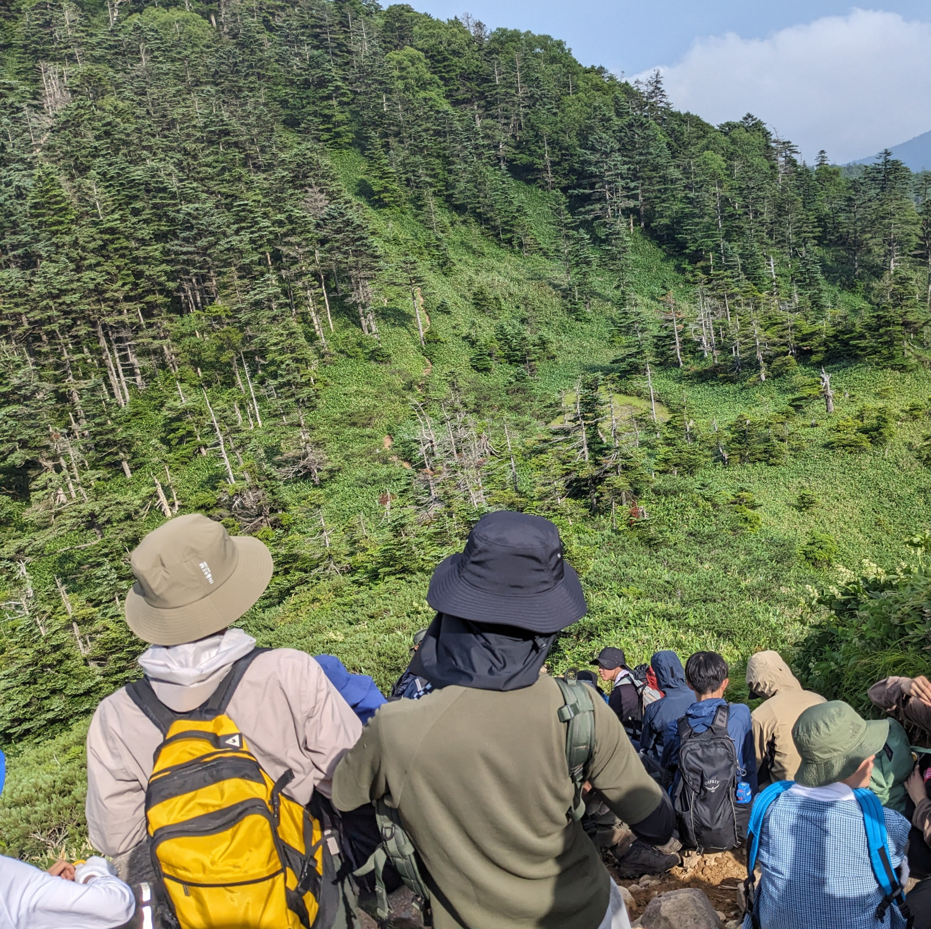 R7林間学校_山行崖