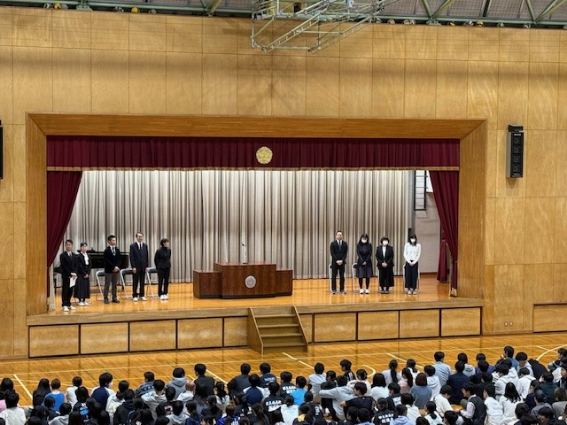 離任式①