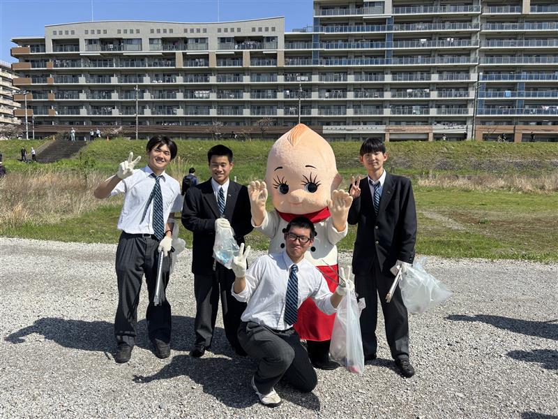 河川敷清掃ボランティア