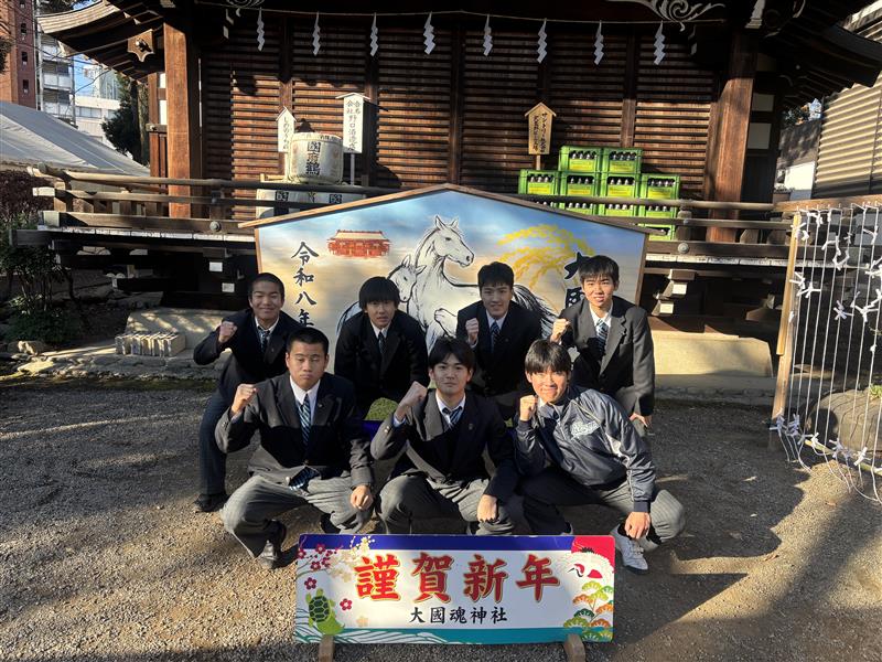 R8野球部初詣