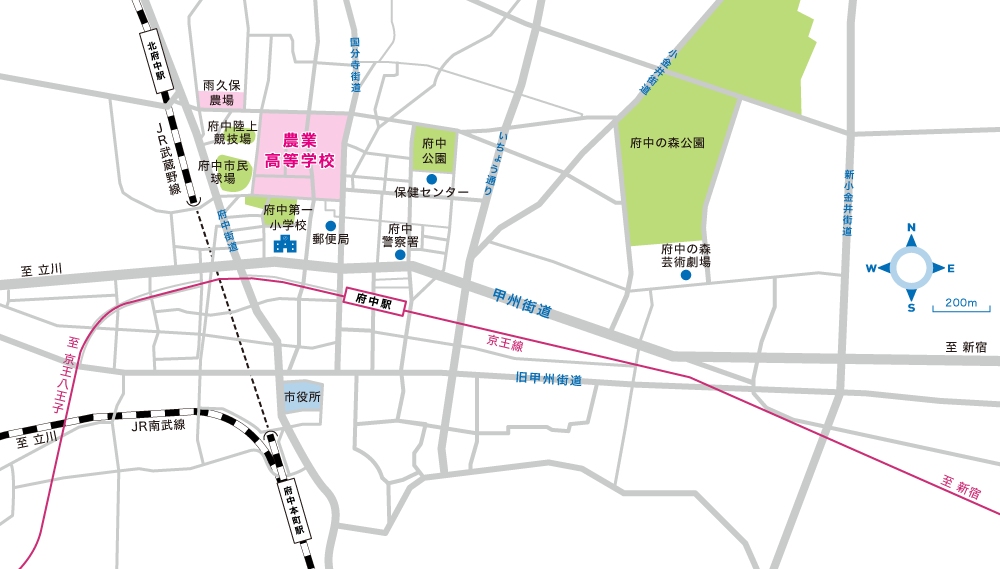 本校の路線図