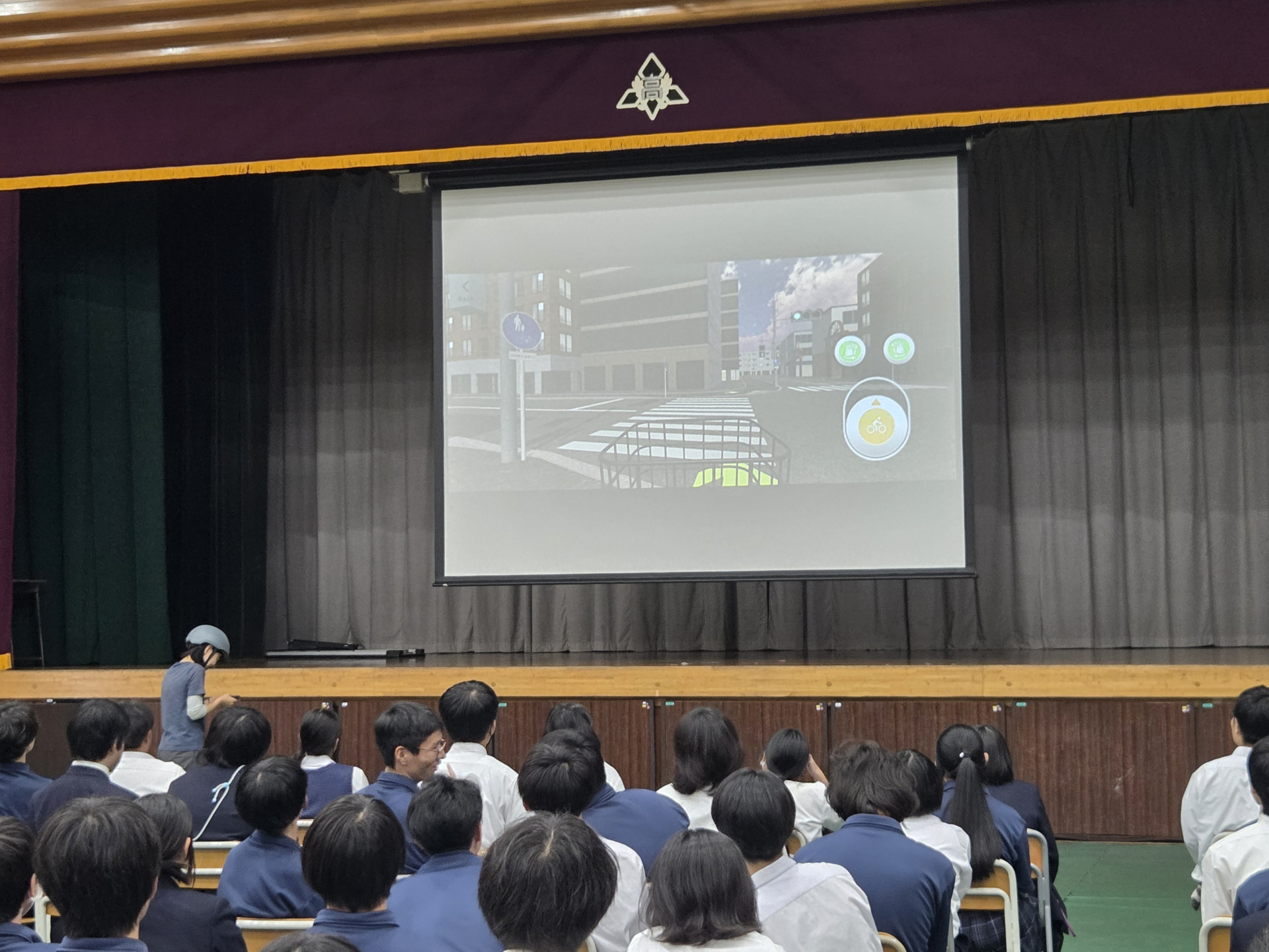 先生がバーチャル体験