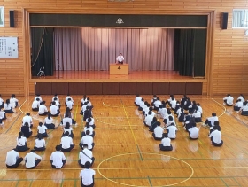 終業式(体育館)