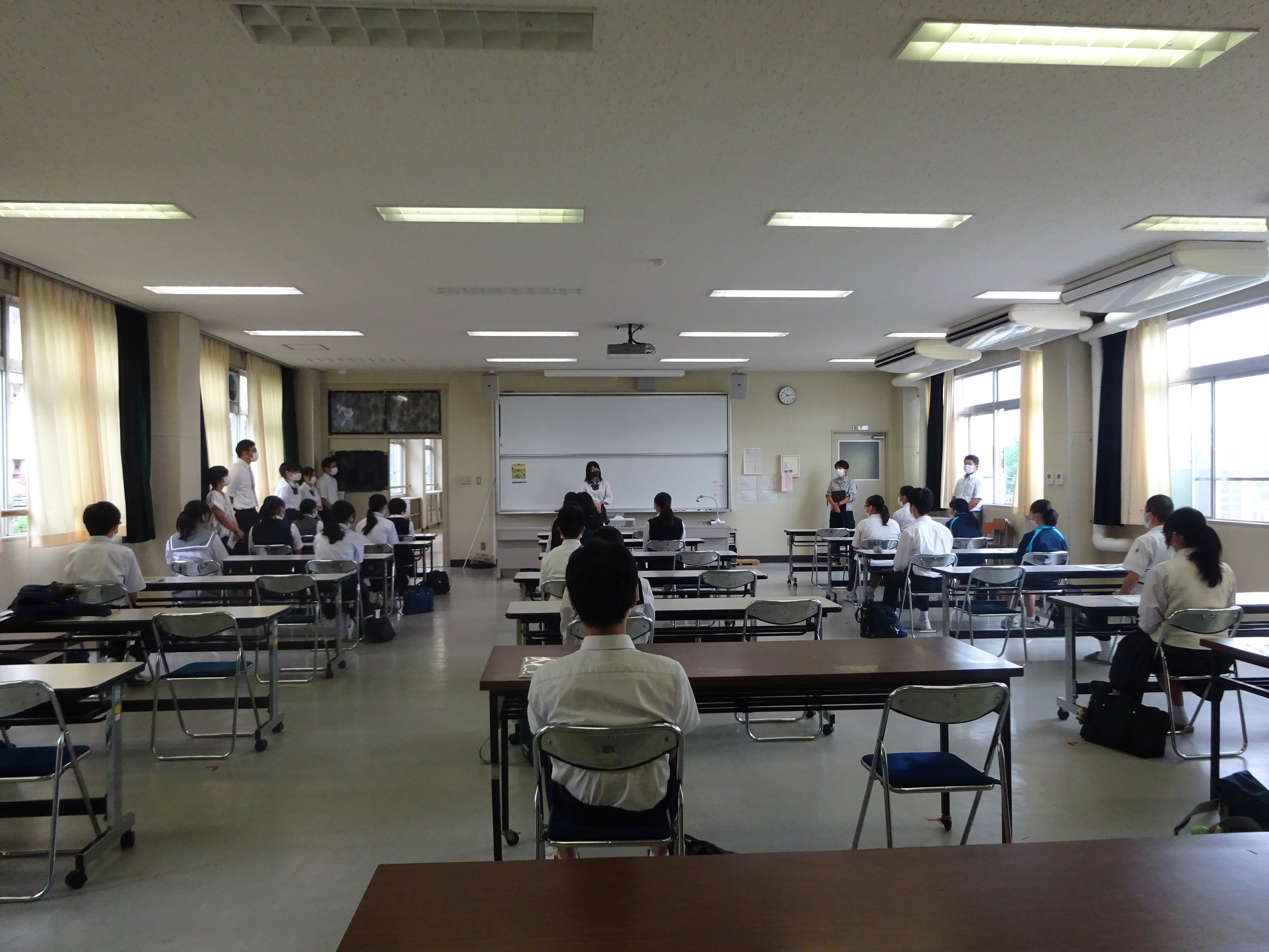 園芸デザイン科説明会の様子