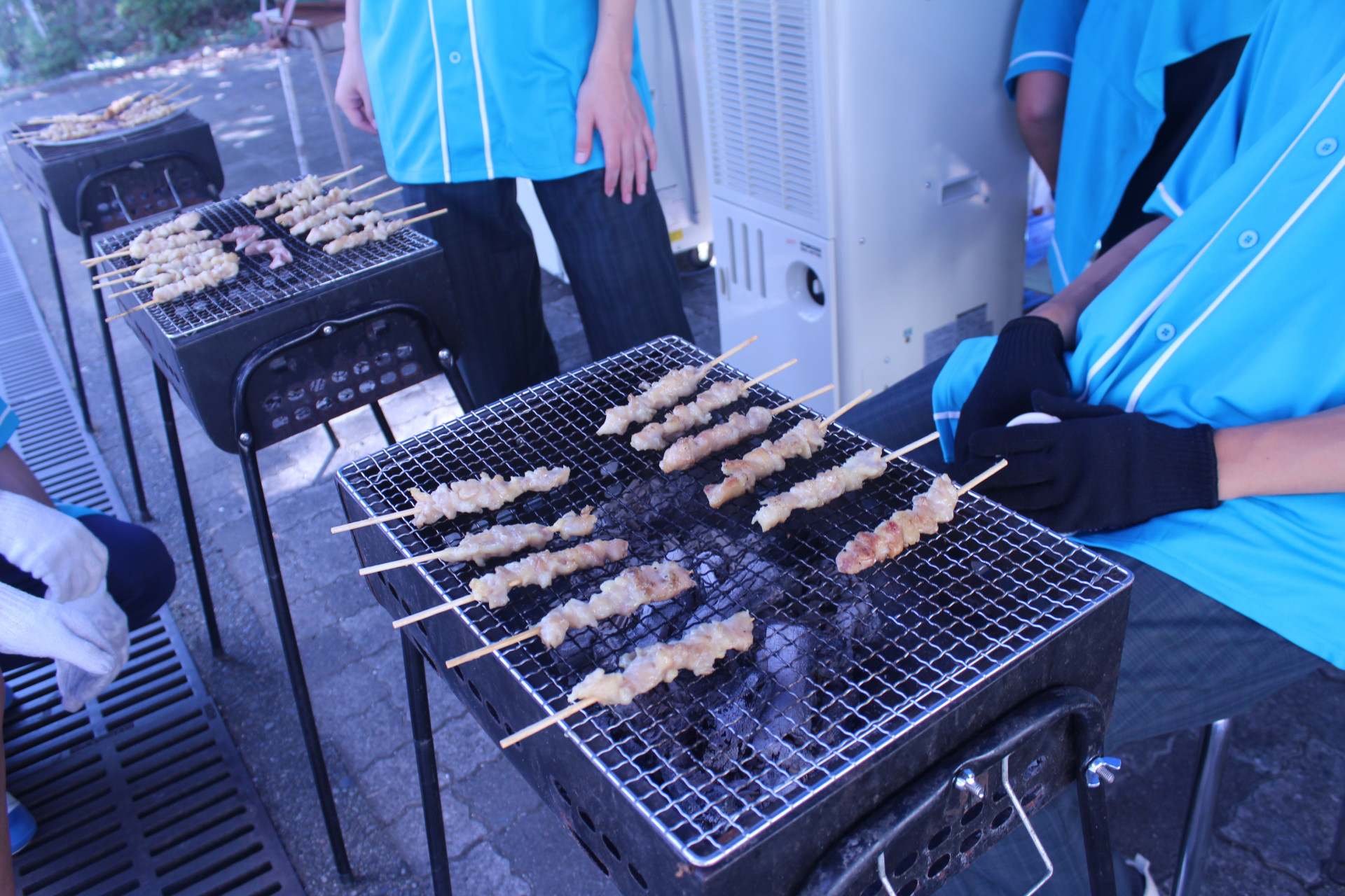 20240914野津田祭2日目　焼き鳥