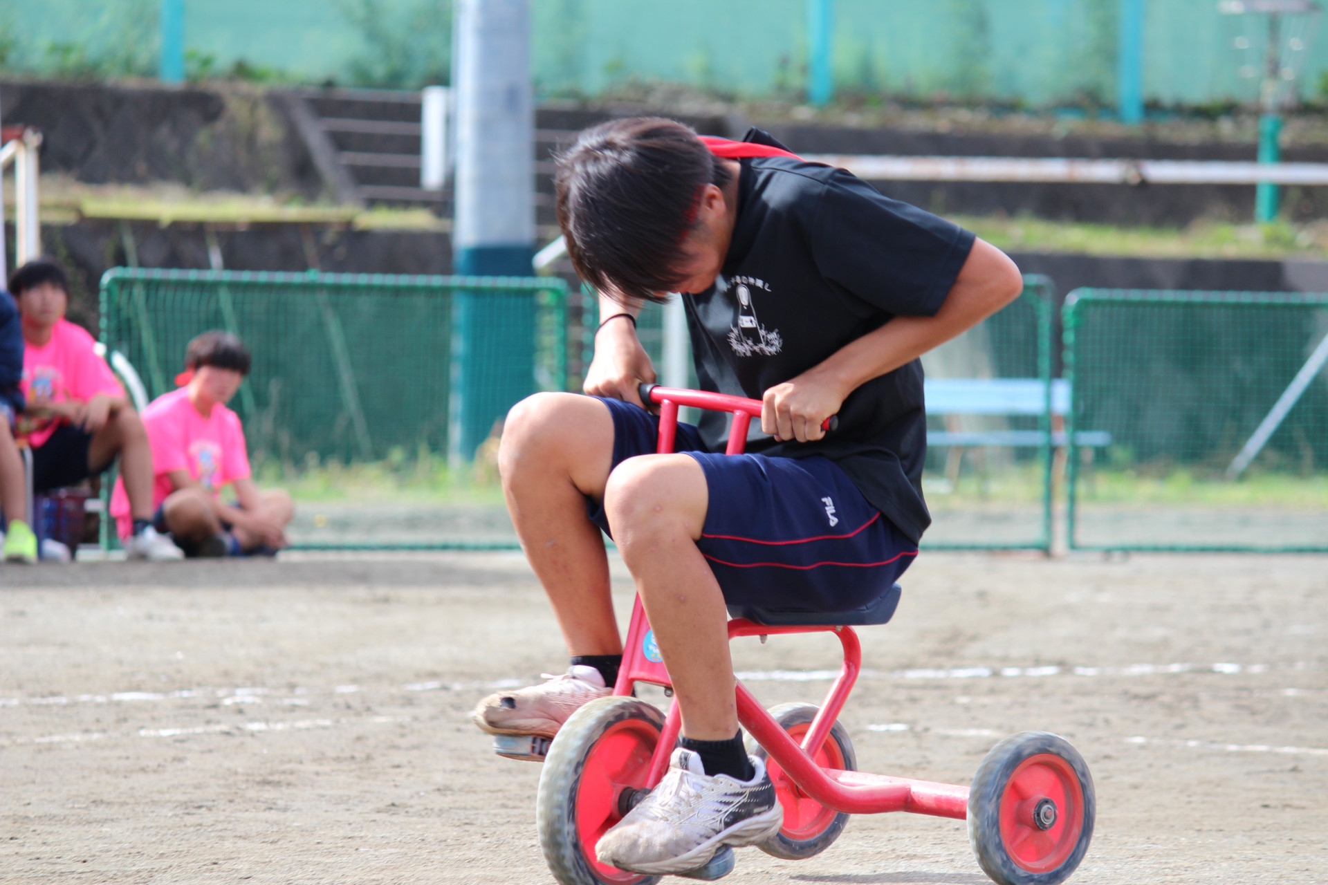 1005体育祭三輪車リレー