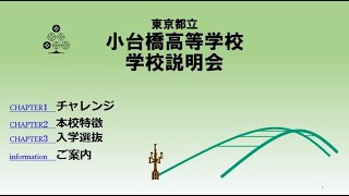 令和３年度学校説明会での紹介動画