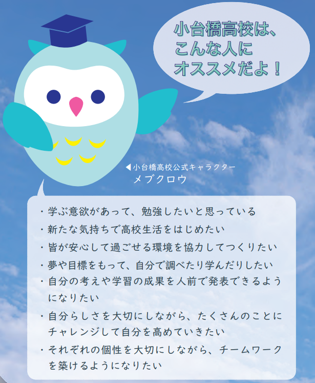 R7小台橋高校はこんな人にオススメ