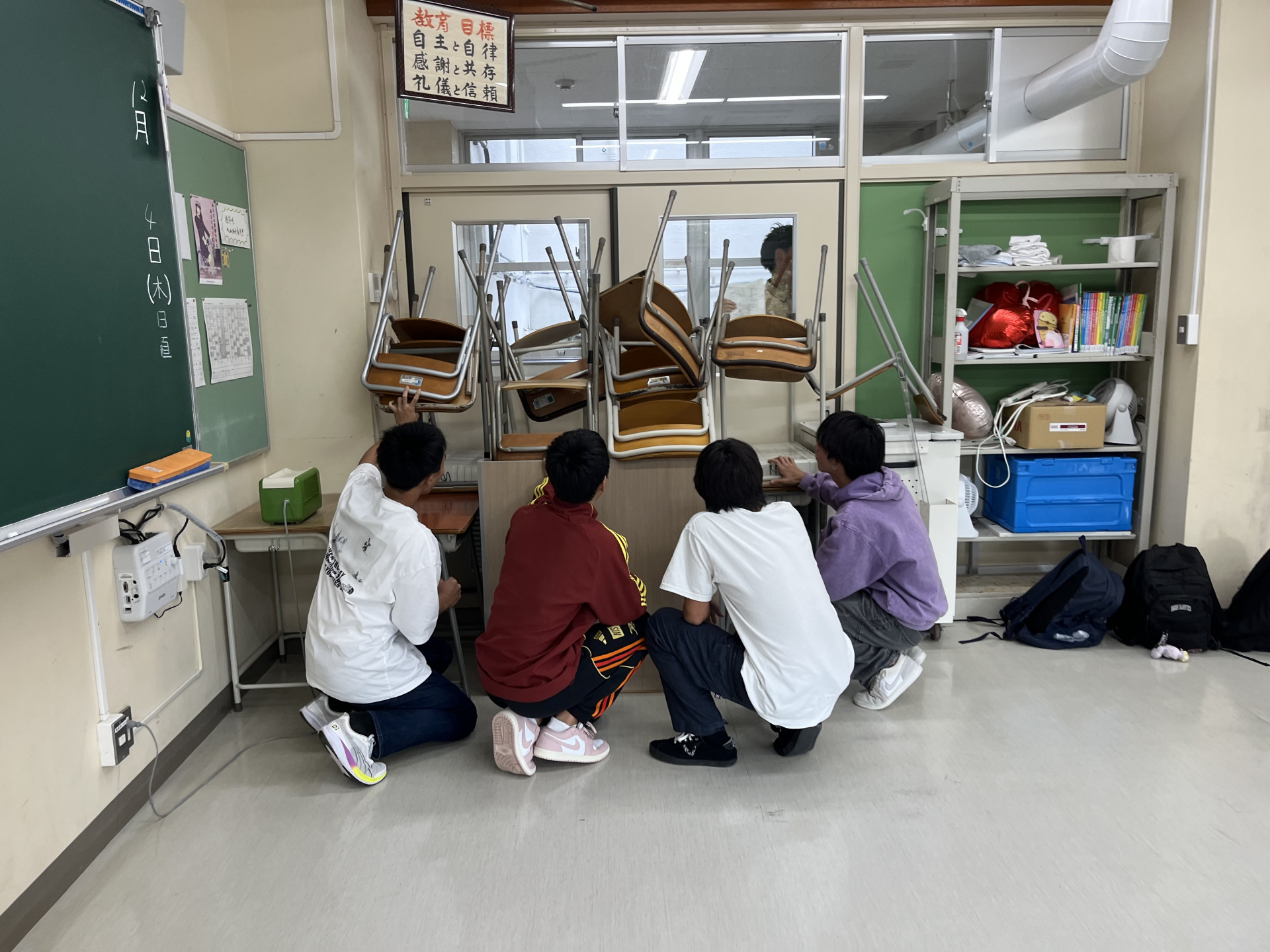 不審者対応訓練②