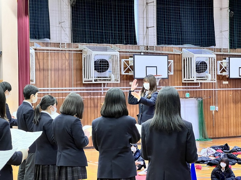 1学年合唱祭リハーサル①