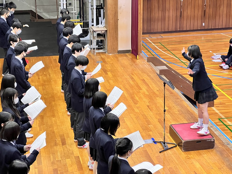 1学年合唱祭リハーサル④