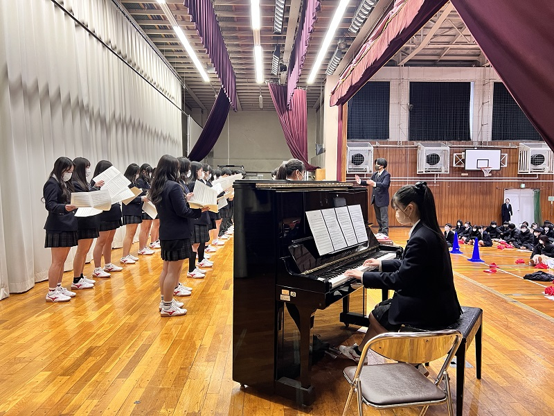 1学年合唱祭リハーサル⑫