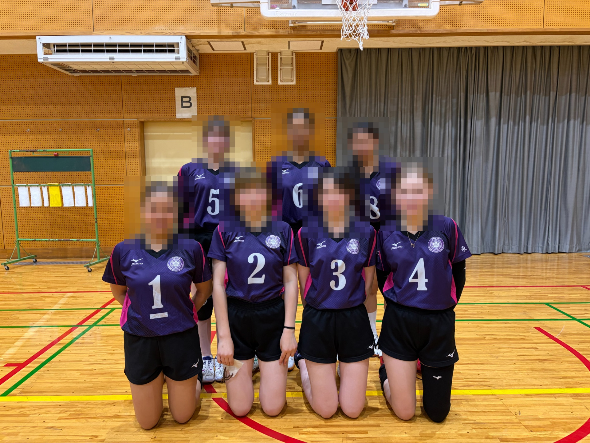 集合写真_女子_顔モザイク