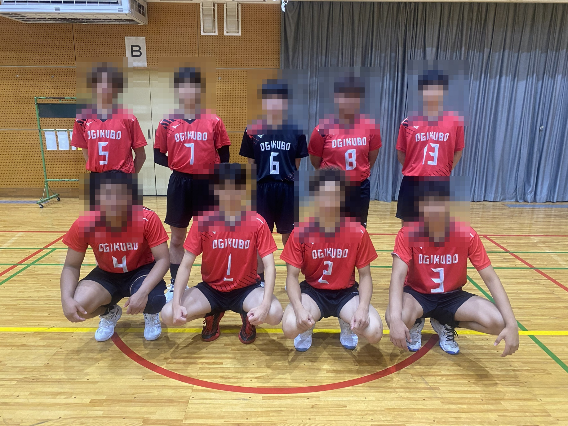 集合写真_男子_顔モザイク