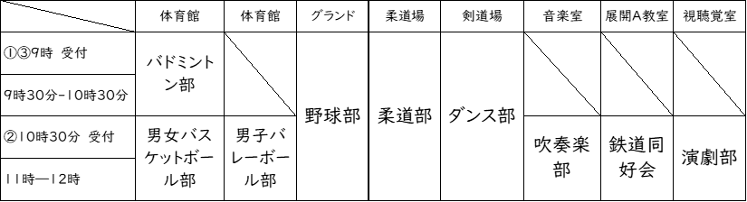 R8_部活動体験持ち物連絡