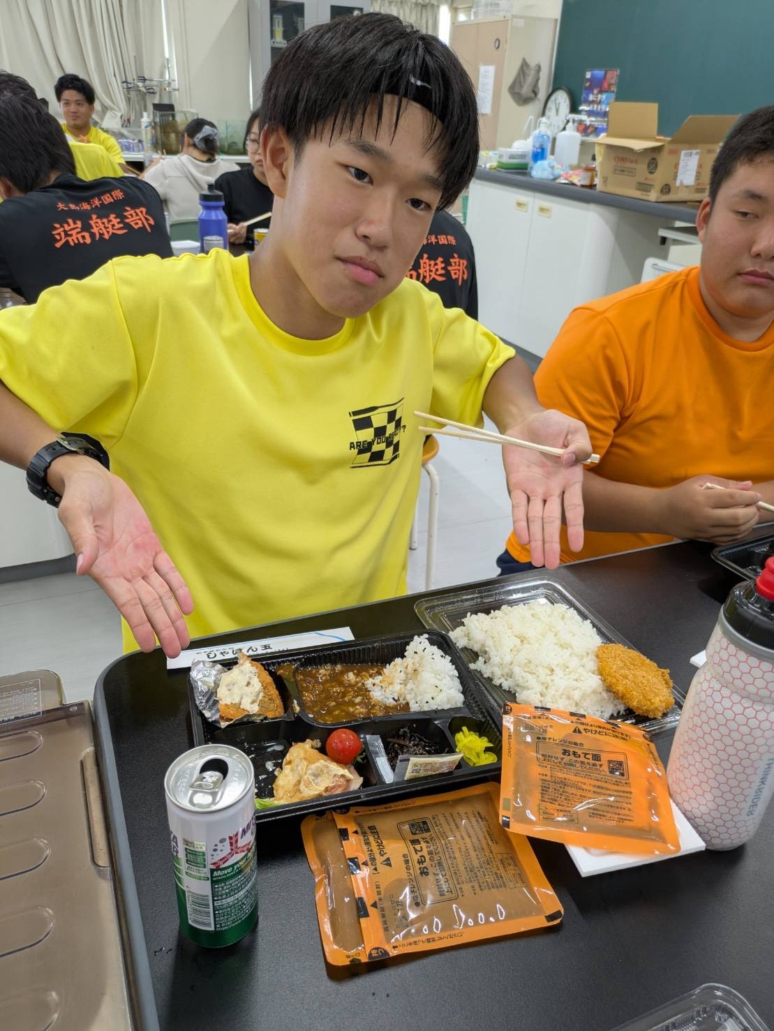たくさん食べます