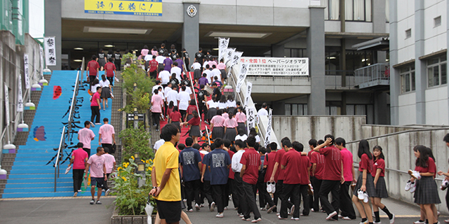 文化祭の写真