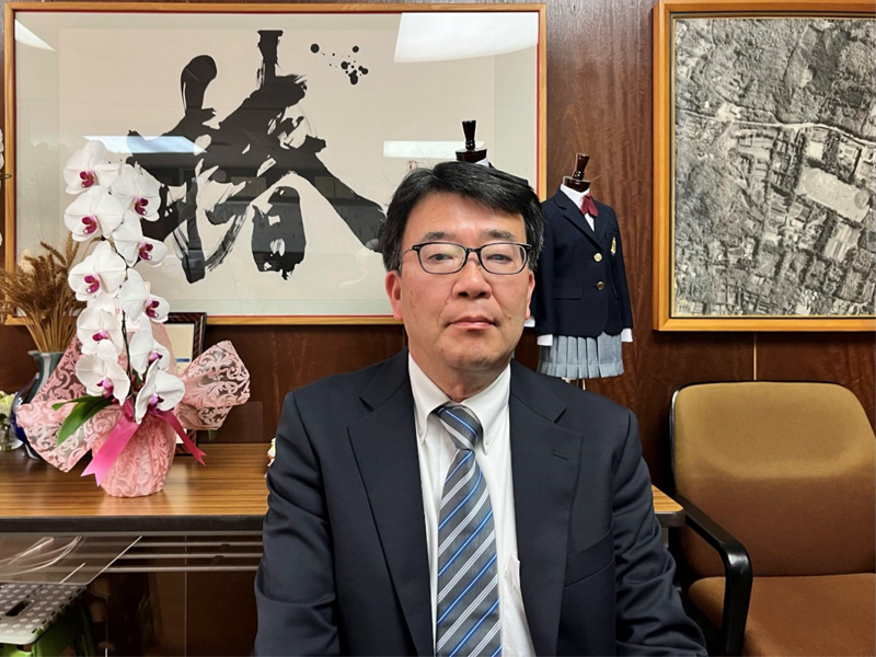 校長の写真