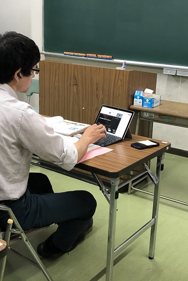 オンライン授業の様子