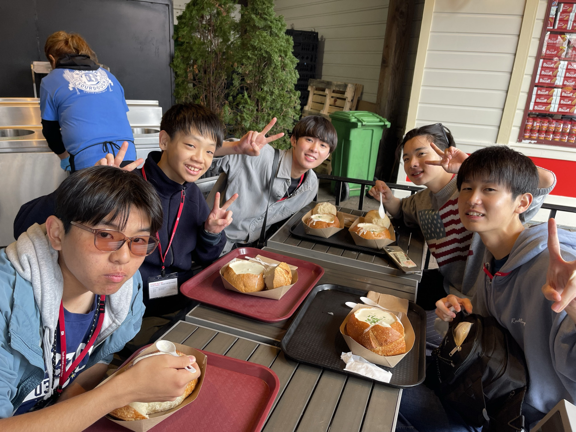アメリカ_ピア39食事1