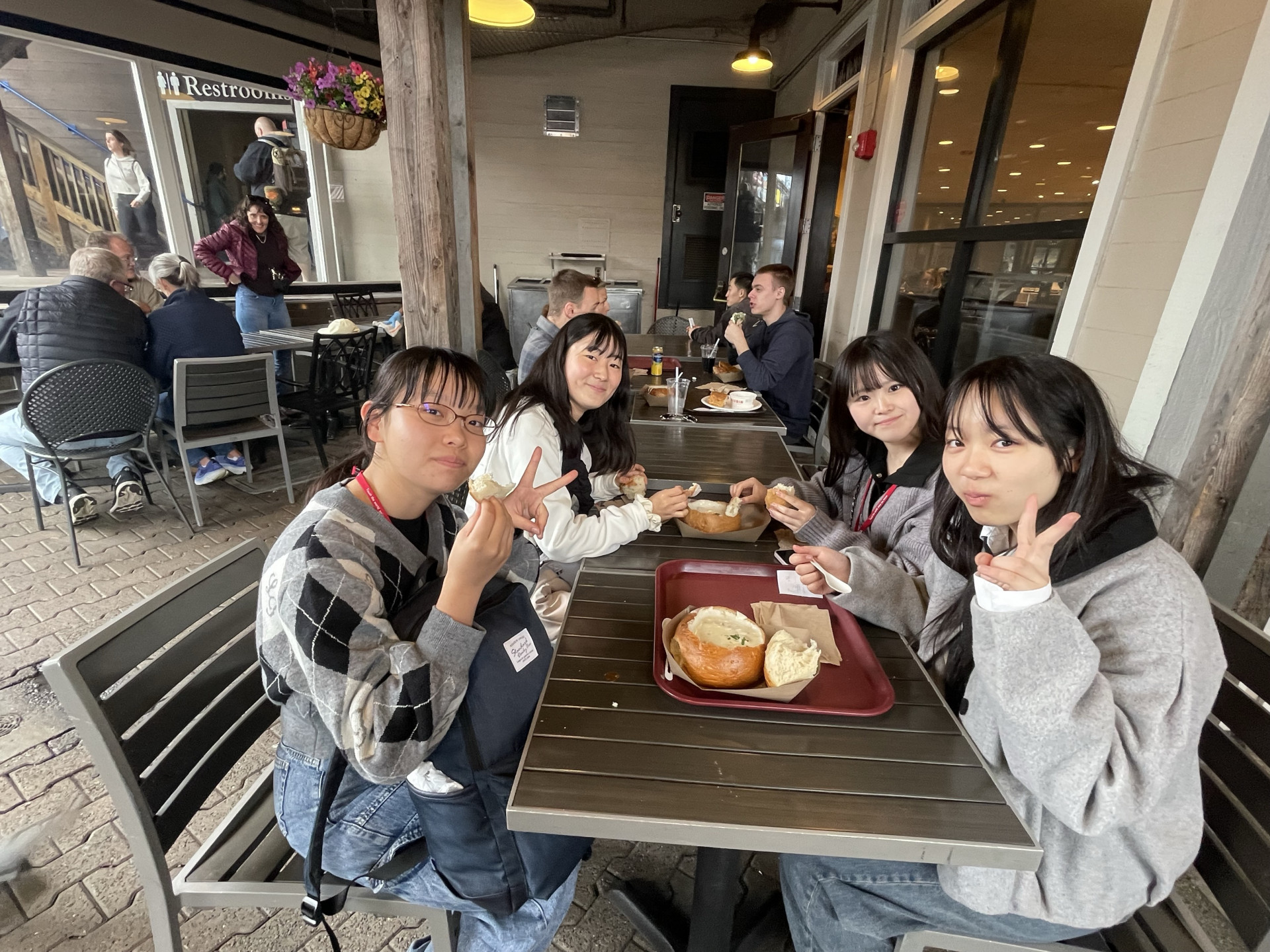 アメリカ_ピア39食事2