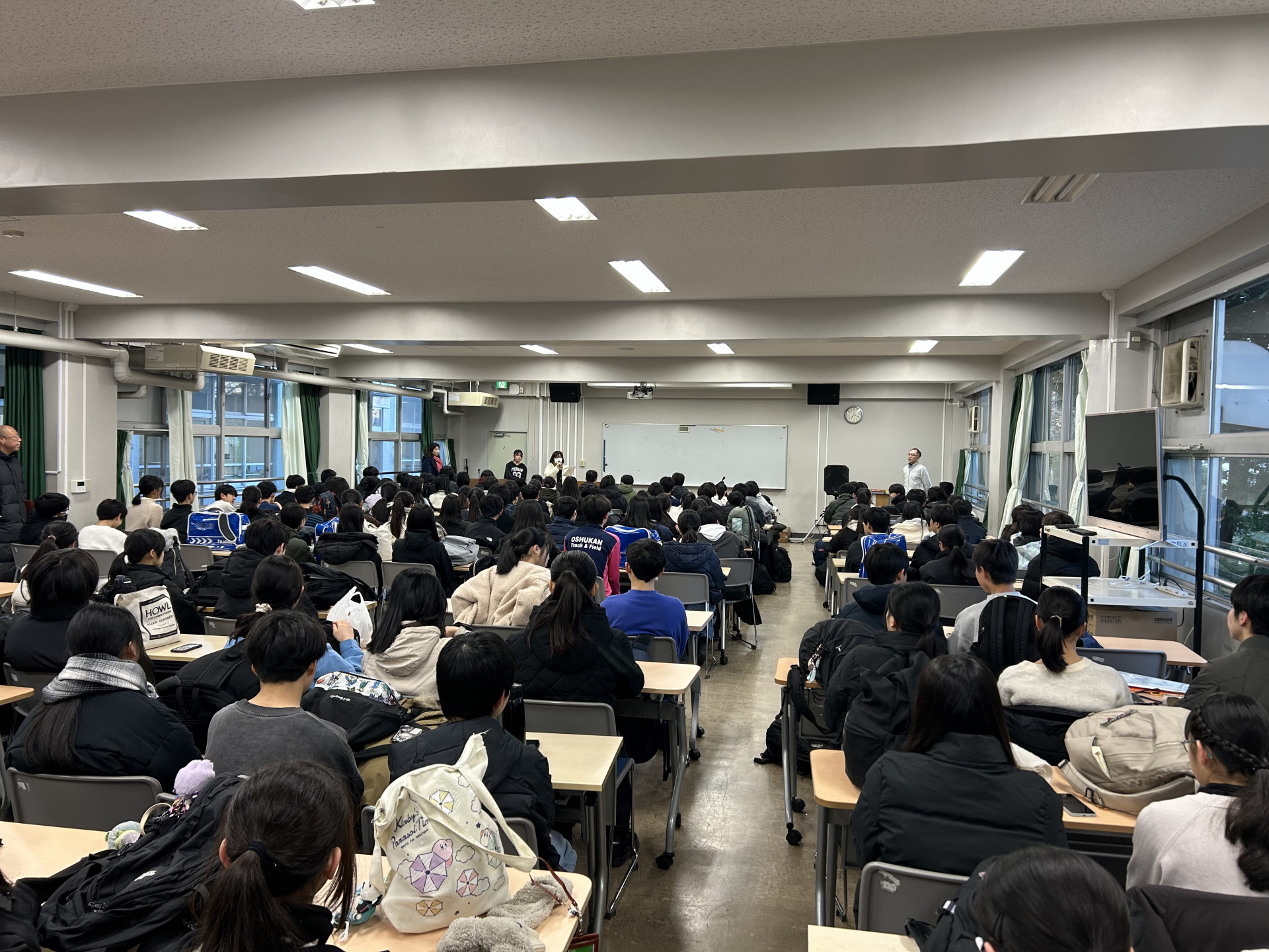 スキー教室_出発式