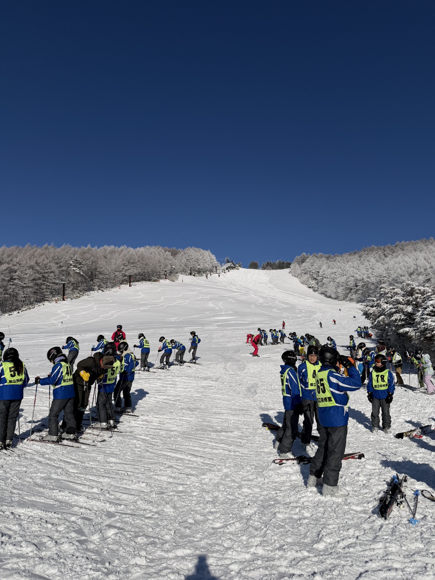 スキー教室_講習中2