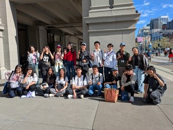 市内観光集合写真