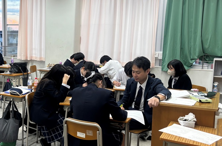 二学期中間放課後補習風景