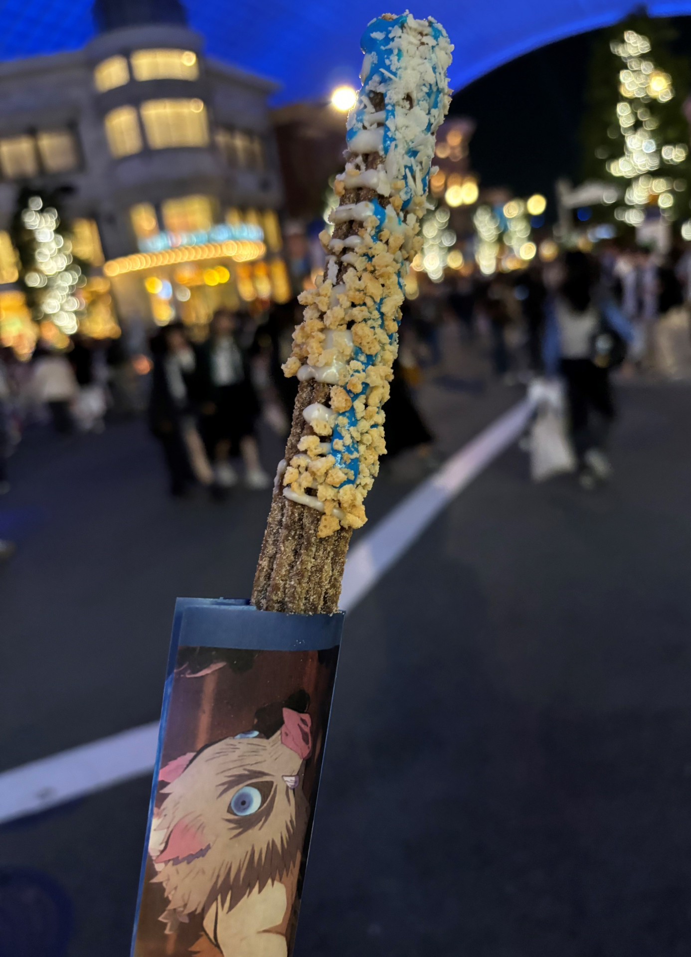 夜のチュロス