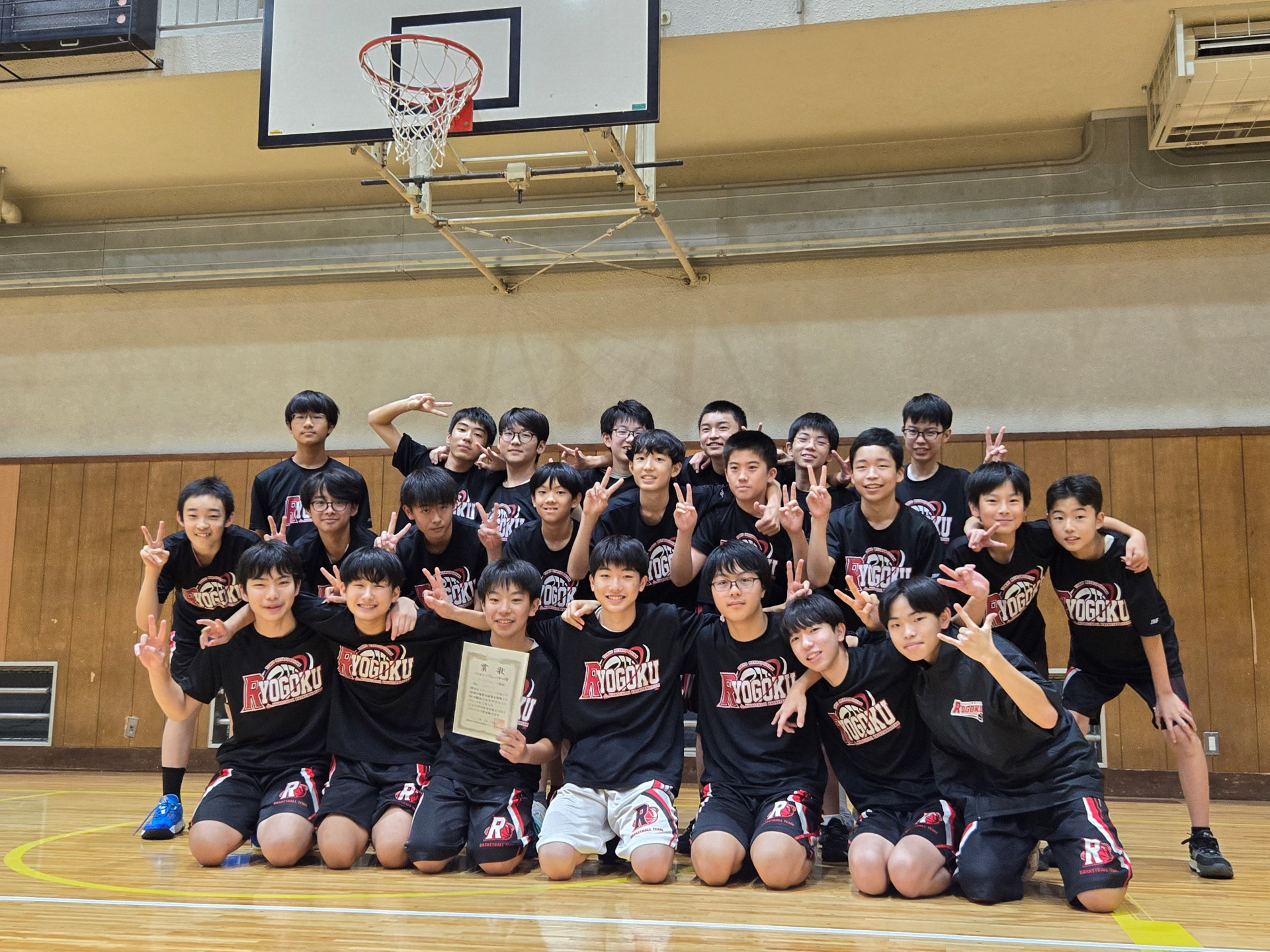 中学男子バスケットボール部_夏期研修大会写真
