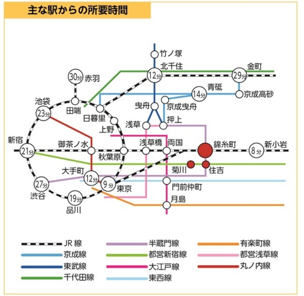 本校の路線図