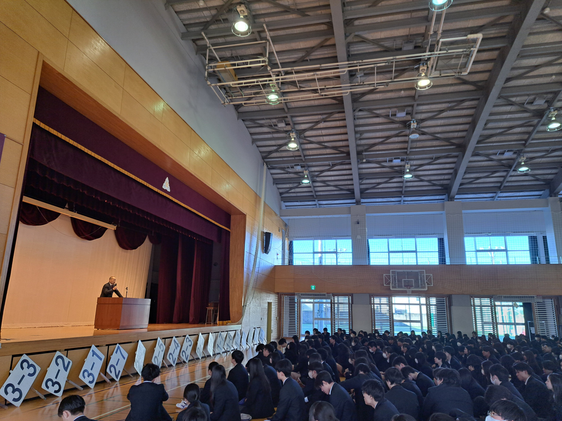 3学期始業式を挙行しました ｜ 東京都立鷺宮高等学校 | 東京都立学校