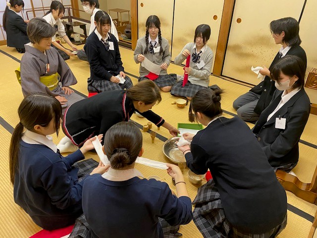 10月25日茶道部お稽古