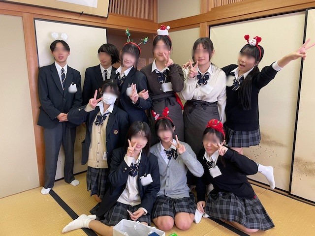 クリスマス茶会5ぼかし