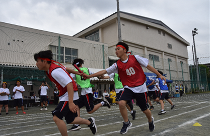 全員リレーバトンパス