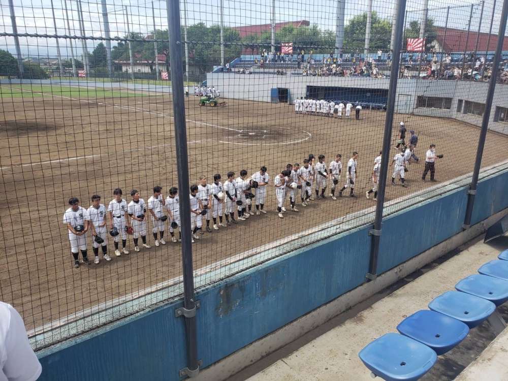 野球部観客席挨拶