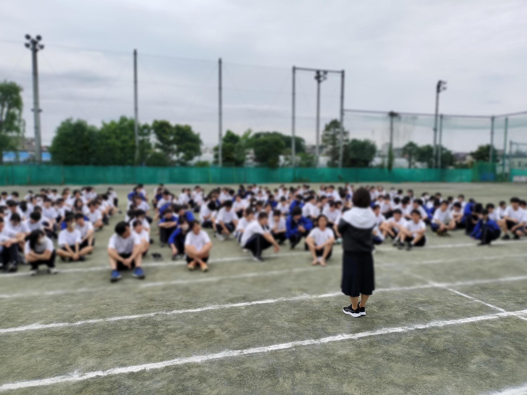 ２年体育祭学年練習主任の話